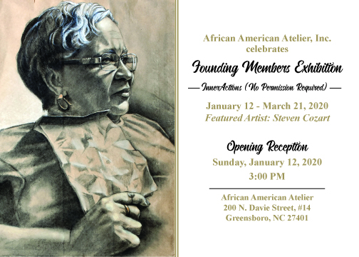 African American Atelier's exhibition flyer