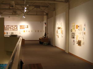 art museum showcasing solo art exhibition funded in part by a NC Regional Artist Grant